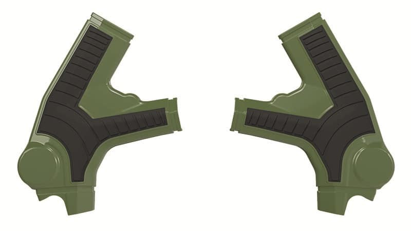 Racetech frame beschermers zwart / groen Sur-Ron Ultra Bee