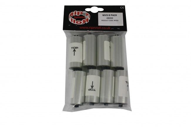 Rip N Roll 8 Pack Roll Off Rolletjes voor RNR WVS MX / Pro Grip XXL Vista crossbril 48mm - MxProStoreParts