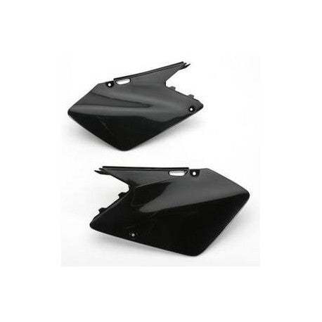 UFO Side Number Plates Black Suzuki RM 125/250 06-12
