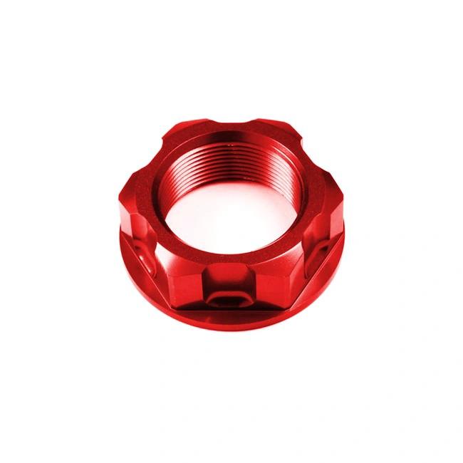 Apico balhoofdmoer rood Honda CR 125/250R 01 - 07 & CRF 250R 04 - & CRF 450R 02 - & CRF 250X 04 - & CRF 450X 05 - 16 & CRF 450RX 17 - MxProStoreParts