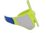 FM Knöchelschutzpads Fluor Gelb / Blau / Weiß für FM MX Motocrossstiefel Typhoon 2 - MxProStoreParts