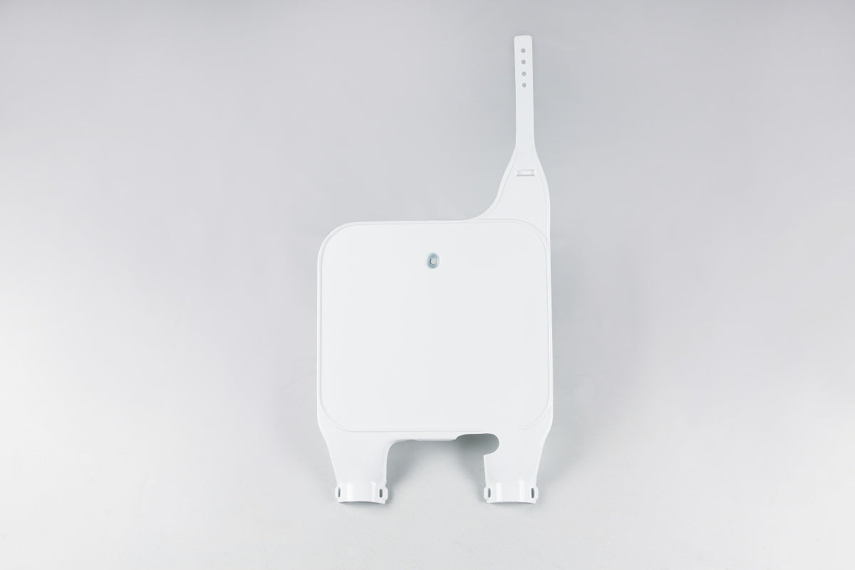 UFO front license plate White / Upside Down fork Suzuki RM 125/250 1989-1995