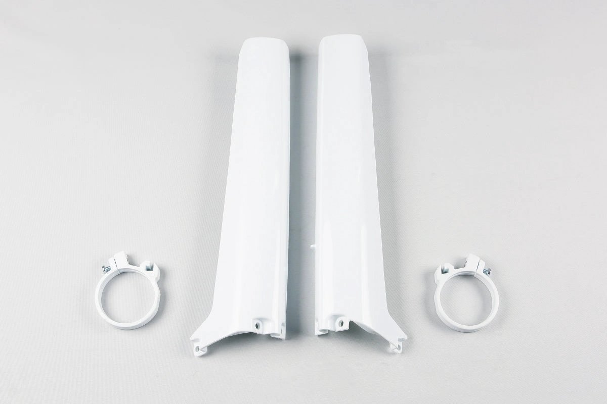 UFO weiße Gabelschützer für Suzuki RM 125/250 1992 – 1993 – MxProStoreParts