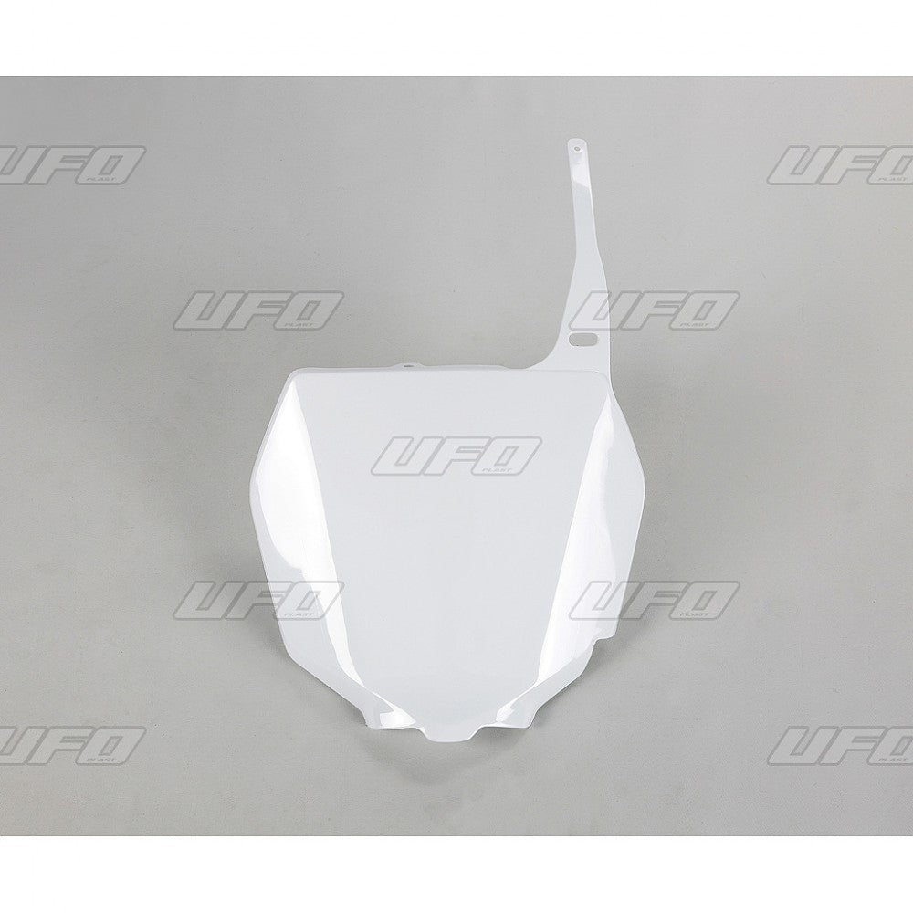UFO voornummerplaat wit Suzuki RM 125/250 01- & RM-Z 250 07-09 & RM-Z 450 05-07
