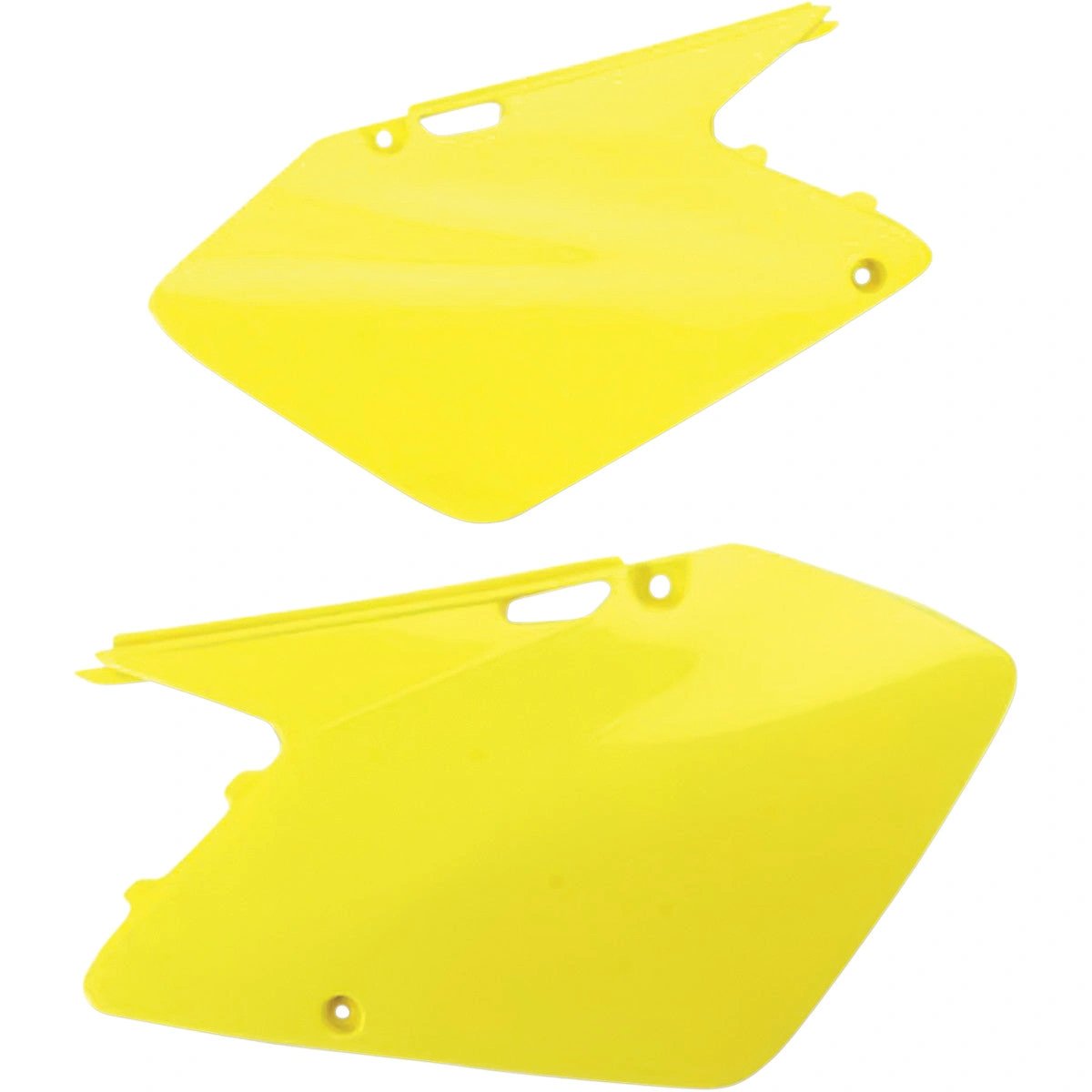 UFO Seitennummernschilder Gelb Suzuki RM 125/250 03 - 05 - MxProStoreParts