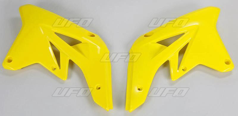 UFO Kühlerkappen Gelb für Suzuki RM-Z 250 07 - 09 - MxProStoreParts