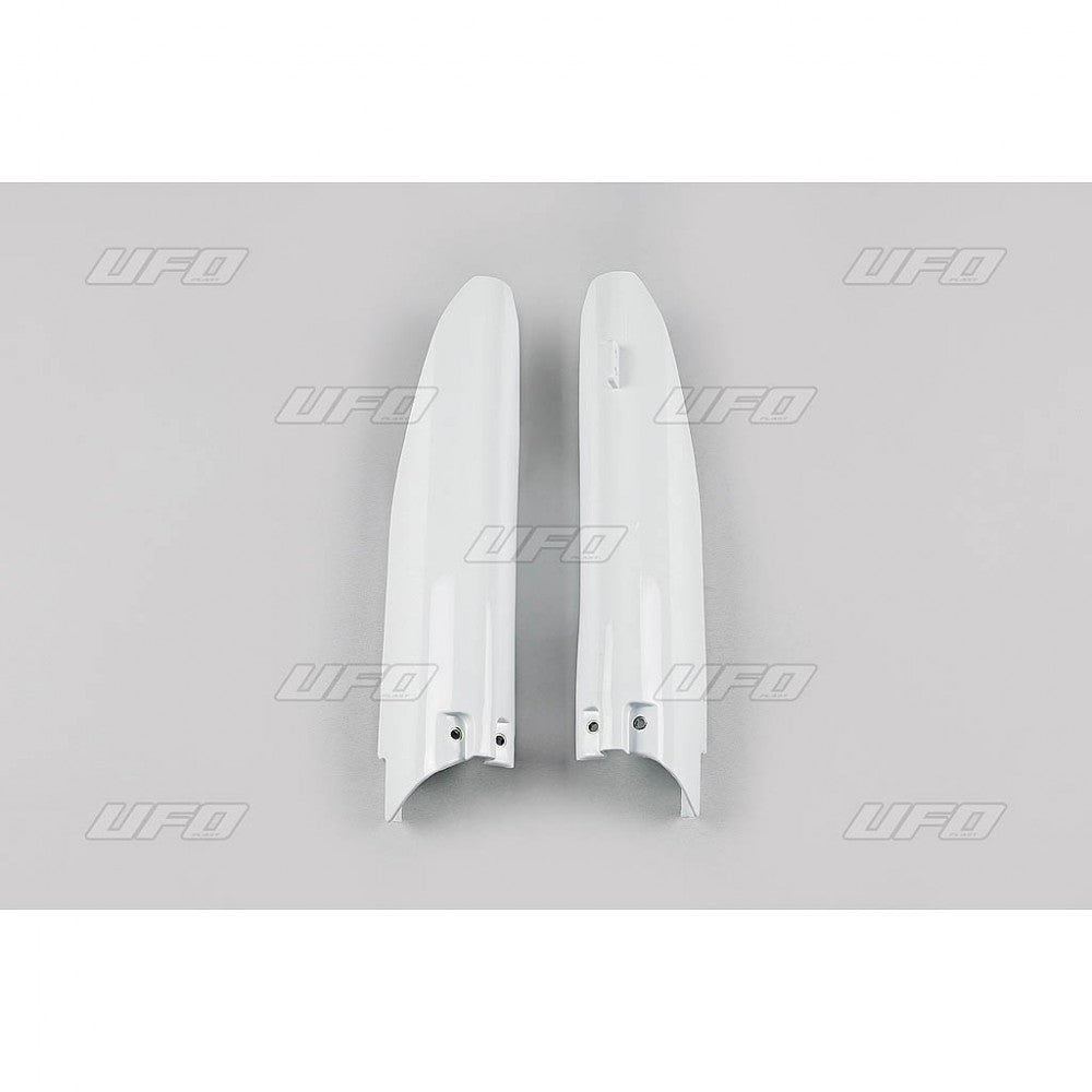 UFO voorvork beschermers Wit Suzuki RM 125/250 07-11 & RM-Z 250 07- & RM-Z 450 07-