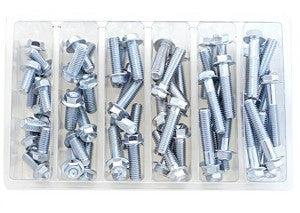 2er Sortiment M6 8mm Innensechskant-Flanschschrauben M6x30 - M6x50 - MxProStoreParts