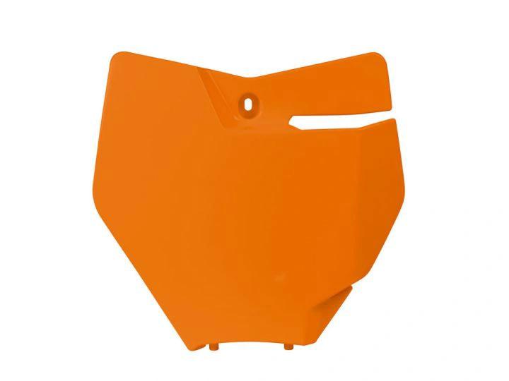 Racetech Vordernummernschild KTM Orange passend für KTM SX 125/150/250 16-18 & SX-F 250/350/450 16-18 – MxProStoreParts