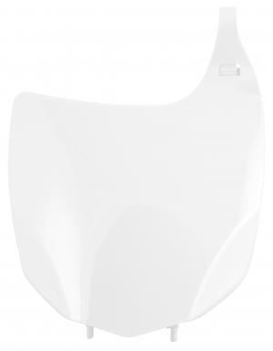 Racetech front number plate white Kawasaki KX 250F 09-12 & KX 450F 09-12