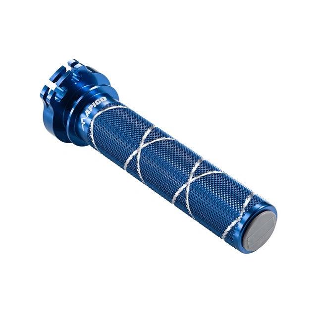 Apico gashendel aluminium buis + lager blauw KTM SX 50 12 - 20 & SX 65 02 - 20 & Husqvarna TC 50 17 - 20 & TC 65 17 - 20 - MxProStoreParts