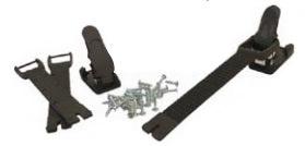 FM Stiefelklammern + Schnalle Schwarz für FM MX Crossstiefel Thunder / Storm - MxProStoreParts