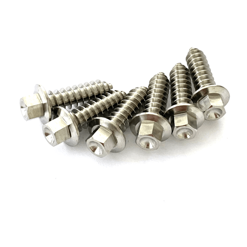 Splitstream Titan Kunststoffschrauben K60X20TI KTM/Husq/Gasgas ( 6x ) - MxProStoreParts