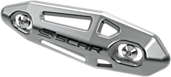 Scar Universele uitlaatbocht RVS hittebeschermer ( Past op 4 takt uitlaatpijpdiameters van 27 mm tot 51 mm )
