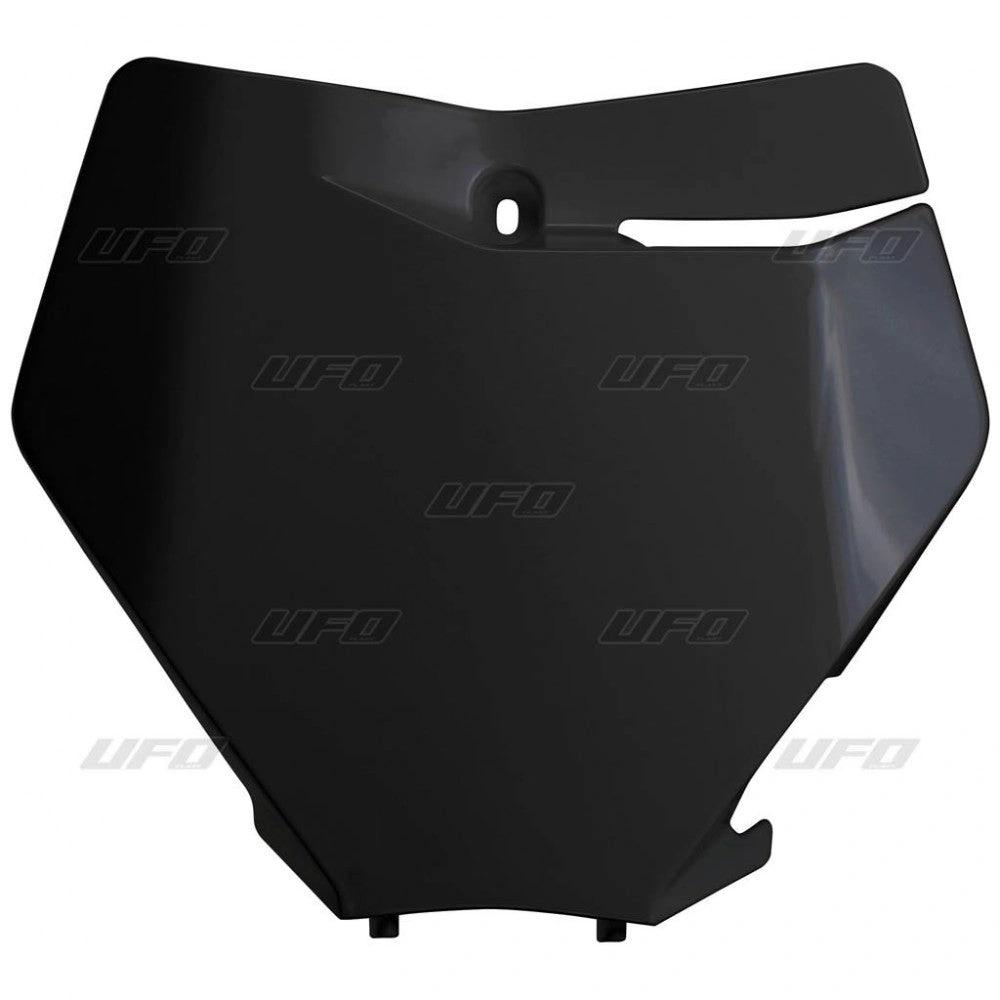 UFO Vornummernschild Schwarz KTM SX 125/150/250 19 - & SX-F 250/350/450 19 - MxProStoreParts