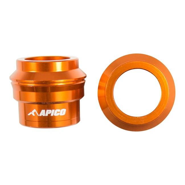 Apico Vorderrad Abstandshülsen Orange KTM SX/SXF 15 - & EXC/EXC - F 16 - (für originale Nabe) - MxProStoreParts