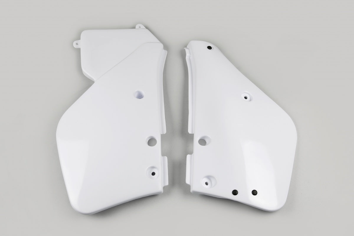 UFO Zijnummerborden Wit Yamaha YZ 125 1987-1988 & YZ 250 1986-1987 & YZ 490 1986-1990