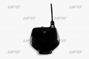 UFO front number plate Black Yamaha YZ 125/250 92-99 & YZ 400F 98-99