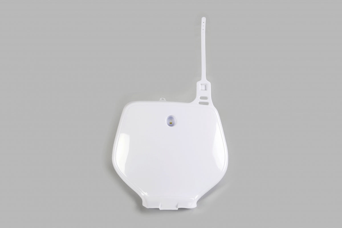 UFO front number plate White Yamaha YZ 125/250 92-99 & YZ 400F 98-99