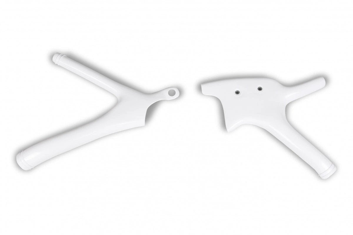 UFO frame beschermers Wit Yamaha YZ 125/250 1993 - 2001 - MxProStoreParts