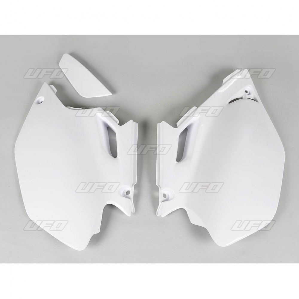 UFO side number plates White Yamaha WR 250F/450F 03-06