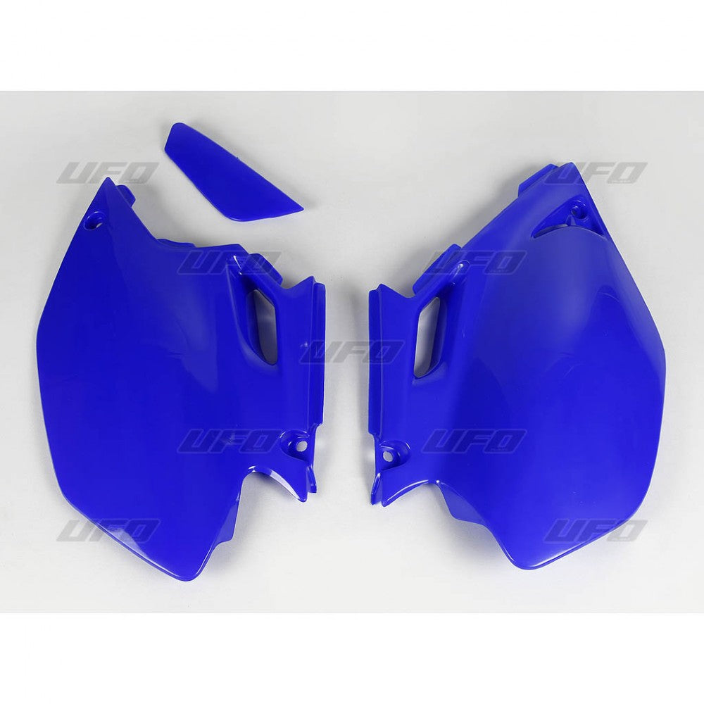 UFO side number plates Blue Yamaha WR 250F/450F 03-06