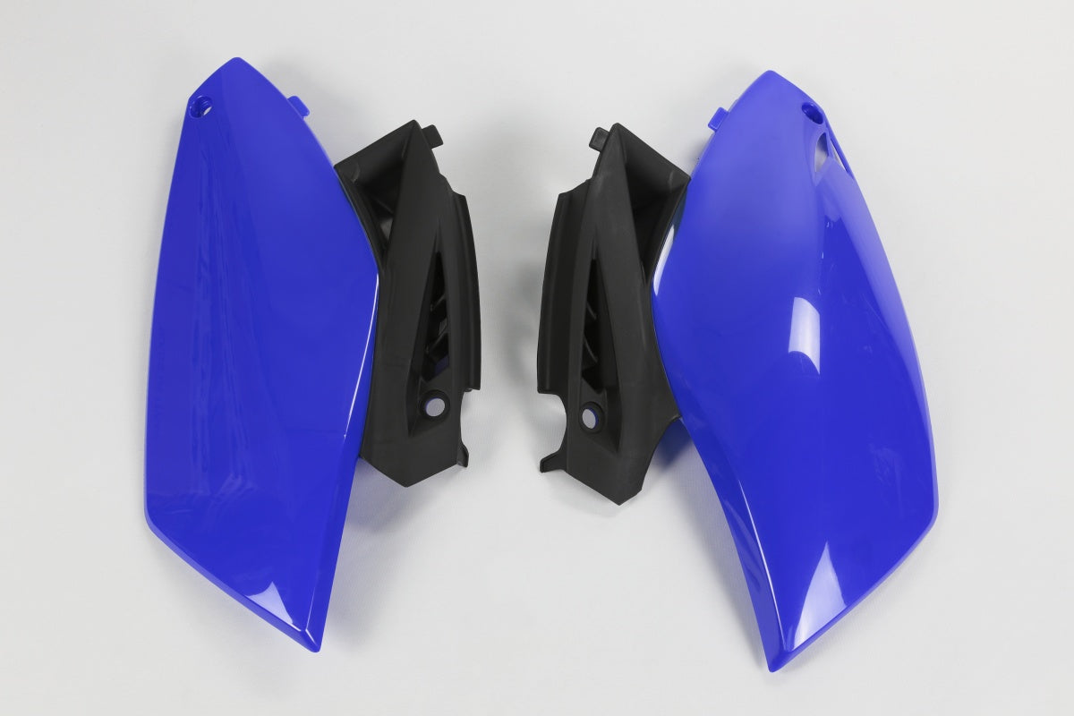 UFO side number plates Blue/Black Yamaha YZ 250F 10-13