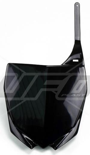 UFO voornummerplaat Zwart Yamaha YZ 125/250 15 - 21 & YZ 250F 10 - 18 & YZ 450F 10 - 17 - MxProStoreParts