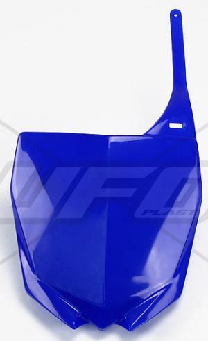 UFO Vordernummernschild Blau für Yamaha YZ 125/250 15 - 21 & YZ 250F 10 - 18 & YZ 450F 10 - 17 - MxProStoreParts