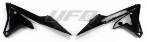 UFO Radiatorkappen Schwarz für Yamaha YZ 250F 14 - 18 & YZ 450F 14 - 17 & WR 250F 15 - 19 & WR 450F 16 - 18 – MxProStoreParts