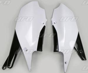 UFO Weiße Seitennummernschilder für Yamaha YZ 250F 19 - & WR 250F 20 - & YZ 450F 18 - & WR 450F 19 - MxProStoreParts