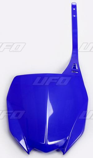 UFO front number plate Reflective Blue Yamaha YZ 125/250 22- & YZ 250F 19- & YZ 450F 18-