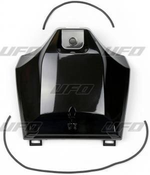 UFO Kraftstofftank / Luftfilterkastenabdeckung Schwarz Yamaha YZ 250F 19 - & YZ 450F 18 - & WR 250F 20 - & WR 450F 19 - MxProStoreParts