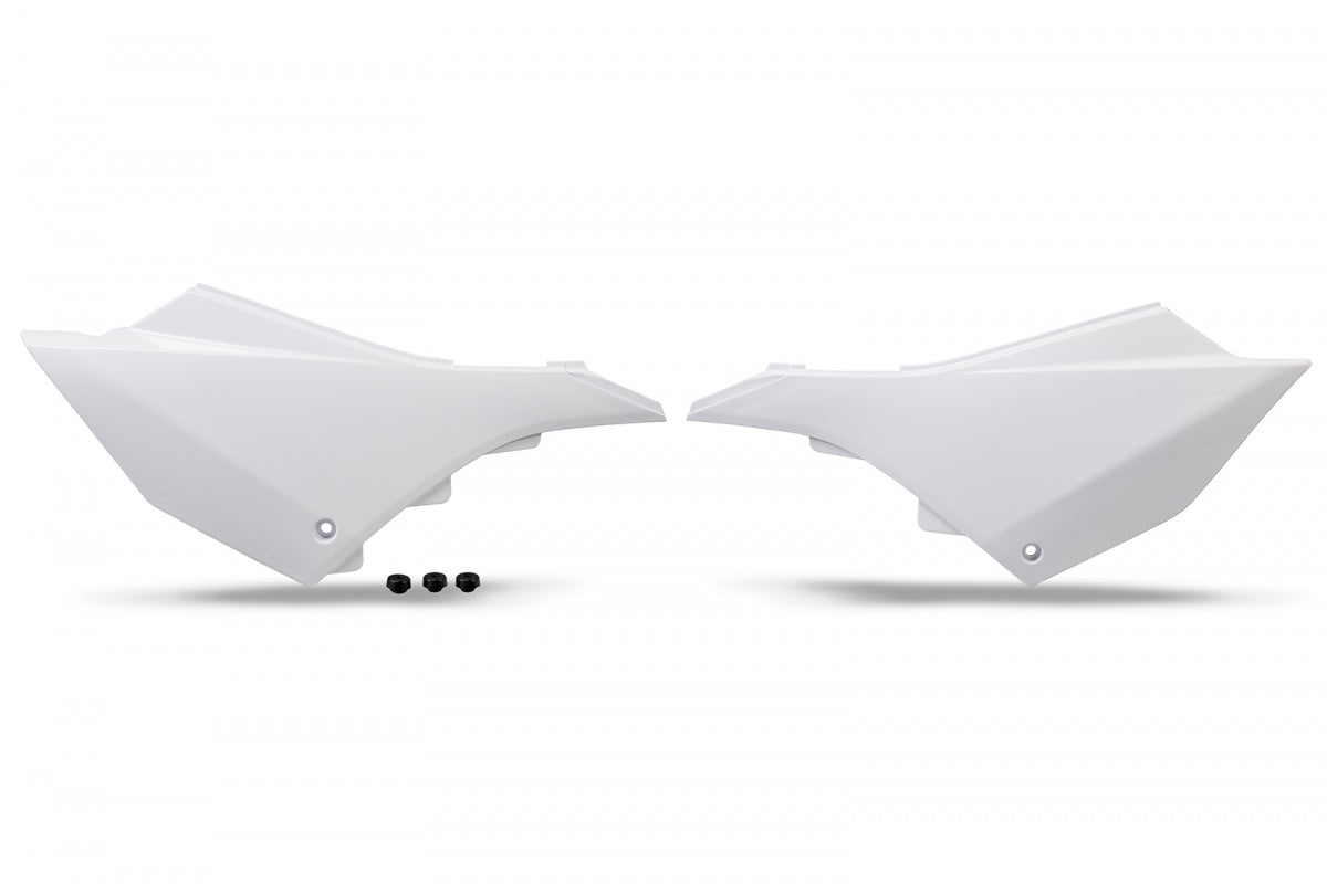 Cycra Side Number Plates White Yamaha YZ 125/250 2022-