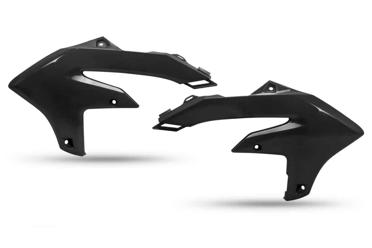 UFO radiator kappen Zwart Yamaha YZ 250F 2024 - & YZ 450F 2023 - & WR 250F 2025 - & WR 450F 2024 - MxProStoreParts