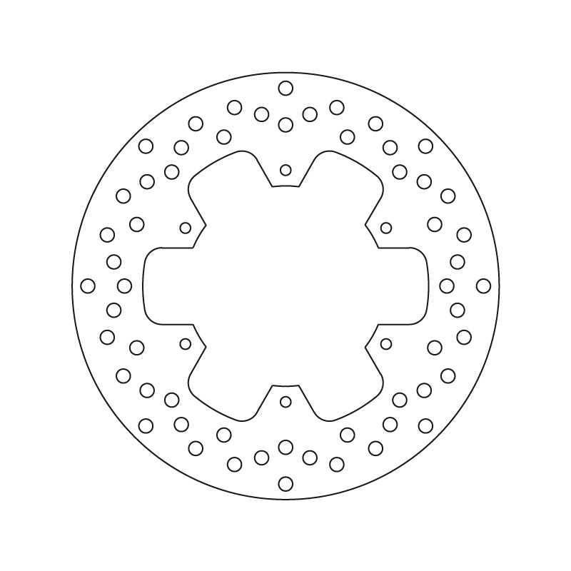 Technische illustratie: Brembo Serie Oro brakedisc – 68B407C9; uitvoering volgens artikelgegevens