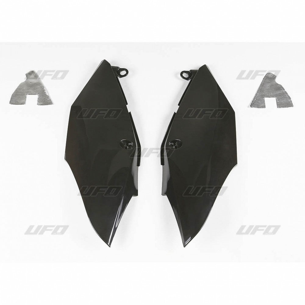UFO Side covers CRF250R/RX 18-21 / CRF450R/RX 17-20 Black 001
