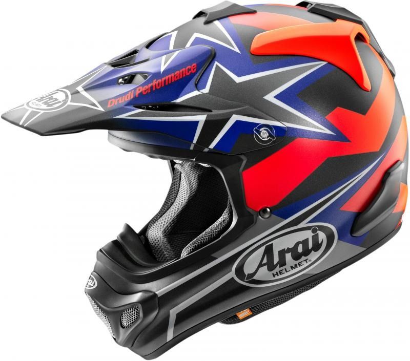Arai MX-V EVO Crosshelm Stars & Stripes Donker XL