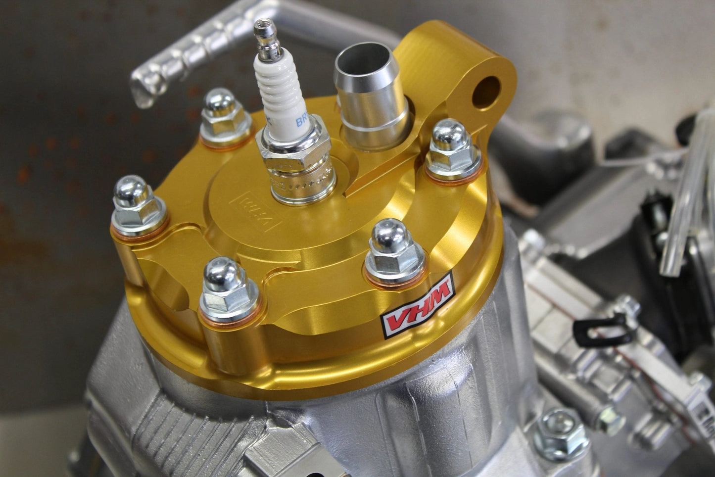 VHM Cylinderkop goud Honda CR 250R 2002 - 2004 - MxProStoreParts