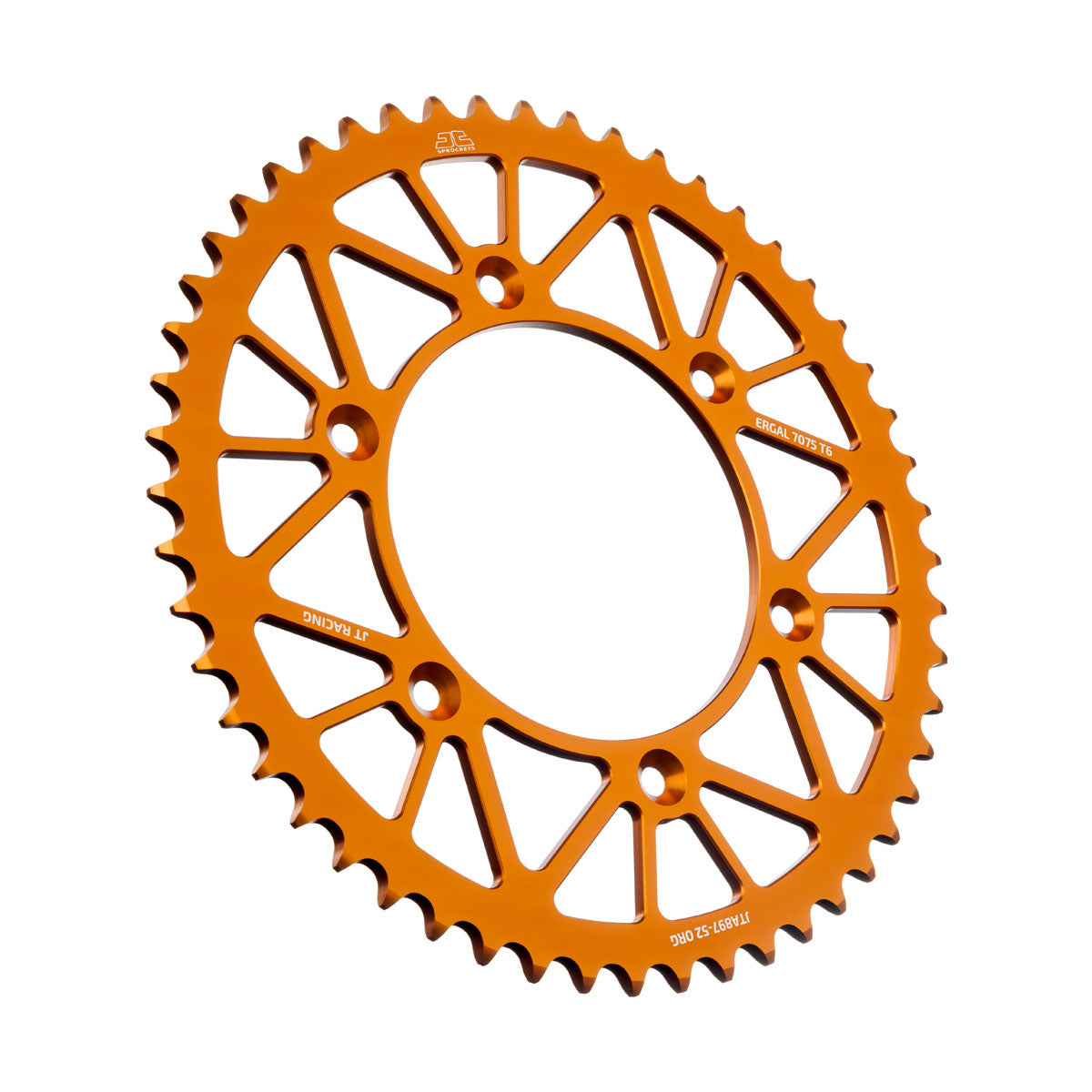 JT Rear Alu Sprocket 7075 T6 Orange JTA897.52ORG - MxProStoreParts