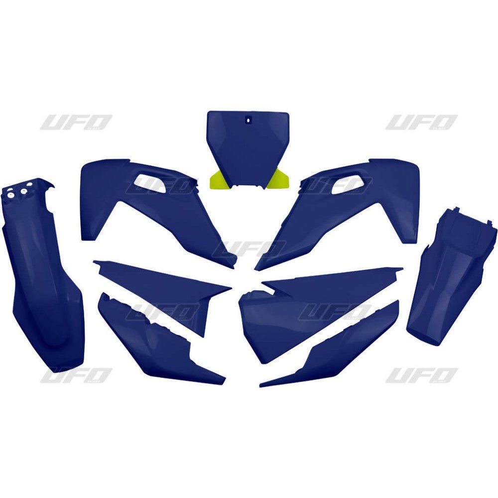 Kit de plástico UFO, 5 piezas, Azul, 087 HVA TC/FC 125-450 19- - MxProStoreParts