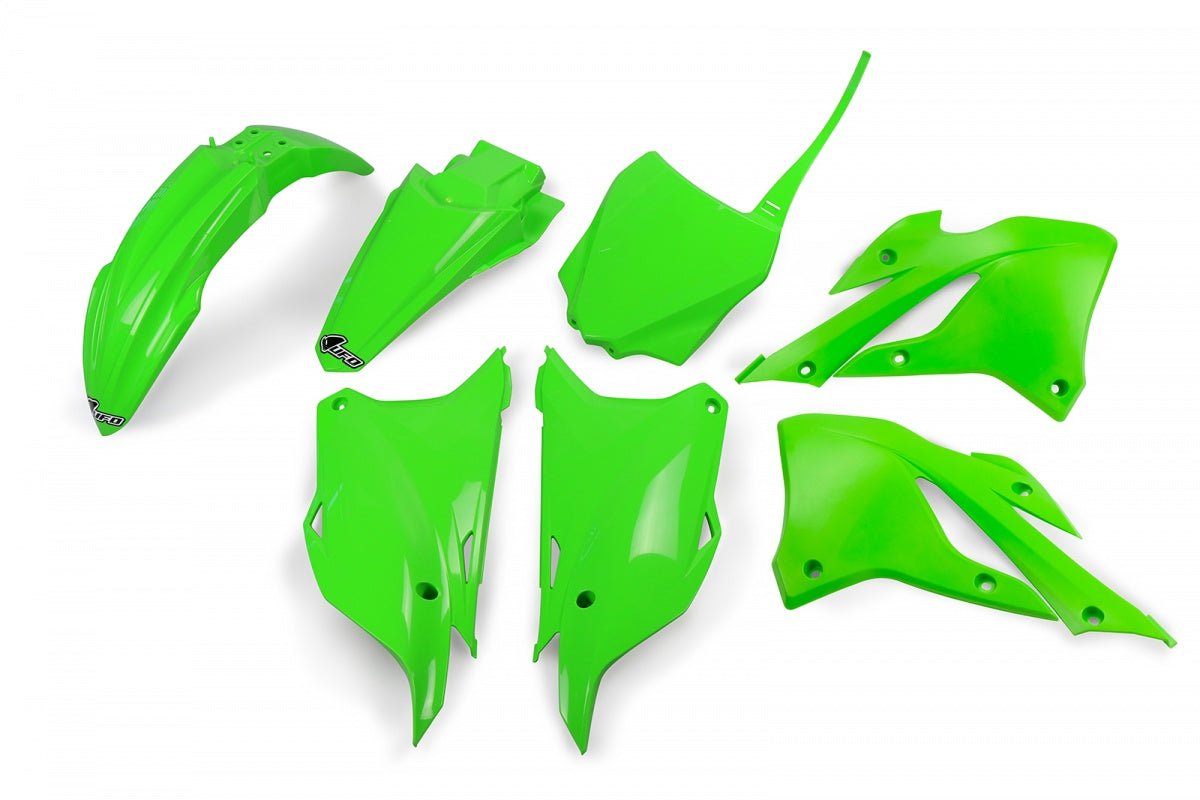 UFO Plastic kit 5-parts Green KX85 OEM 22- - MxProStoreParts