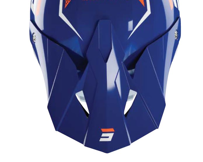 SHOT Visor Furious Camo Navy Orange Glossy – A09-21B3-B01 - MxProStoreParts