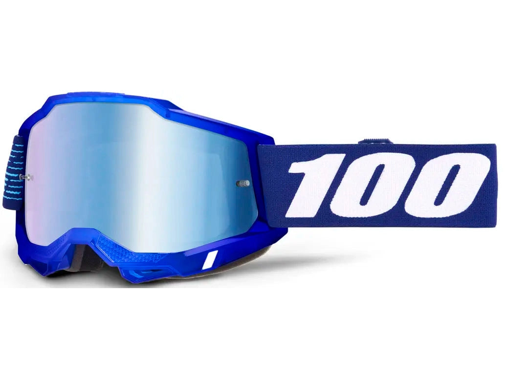 100% Accuri 2 2028 Motocross Goggles – Mirror Blue Lens