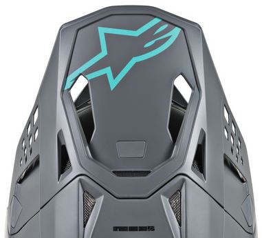 Alpinestars Visor S-M8 - RADIUM Cool Grey Teal – 8981519-9007 - MxProStoreParts