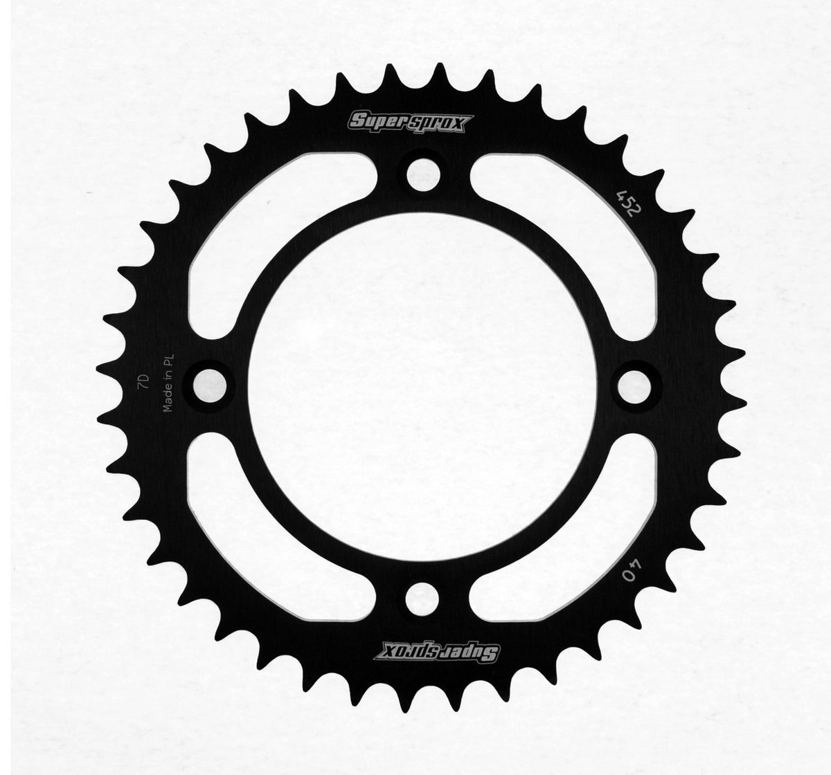 Supersprox Rear Sprocket Alu RAL-452:39 Black – RAL-452:39-BLK