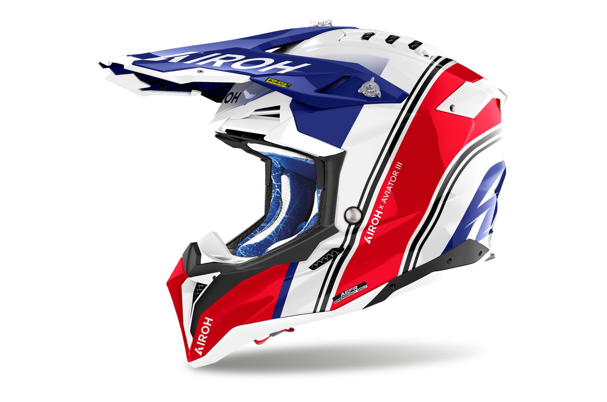 Airoh Aviator 3 crosshelm – Hima rood glanzend