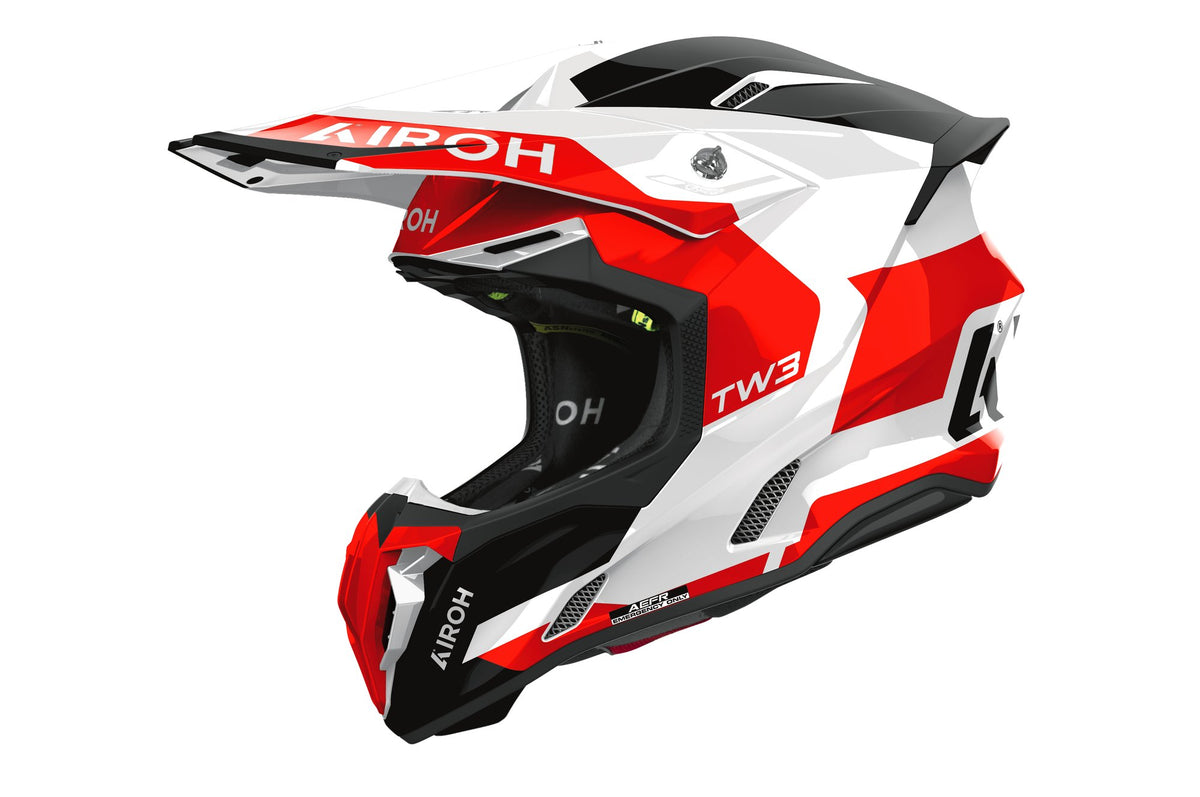Airoh Twist 3 crosshelm – Fancy rood glanzend