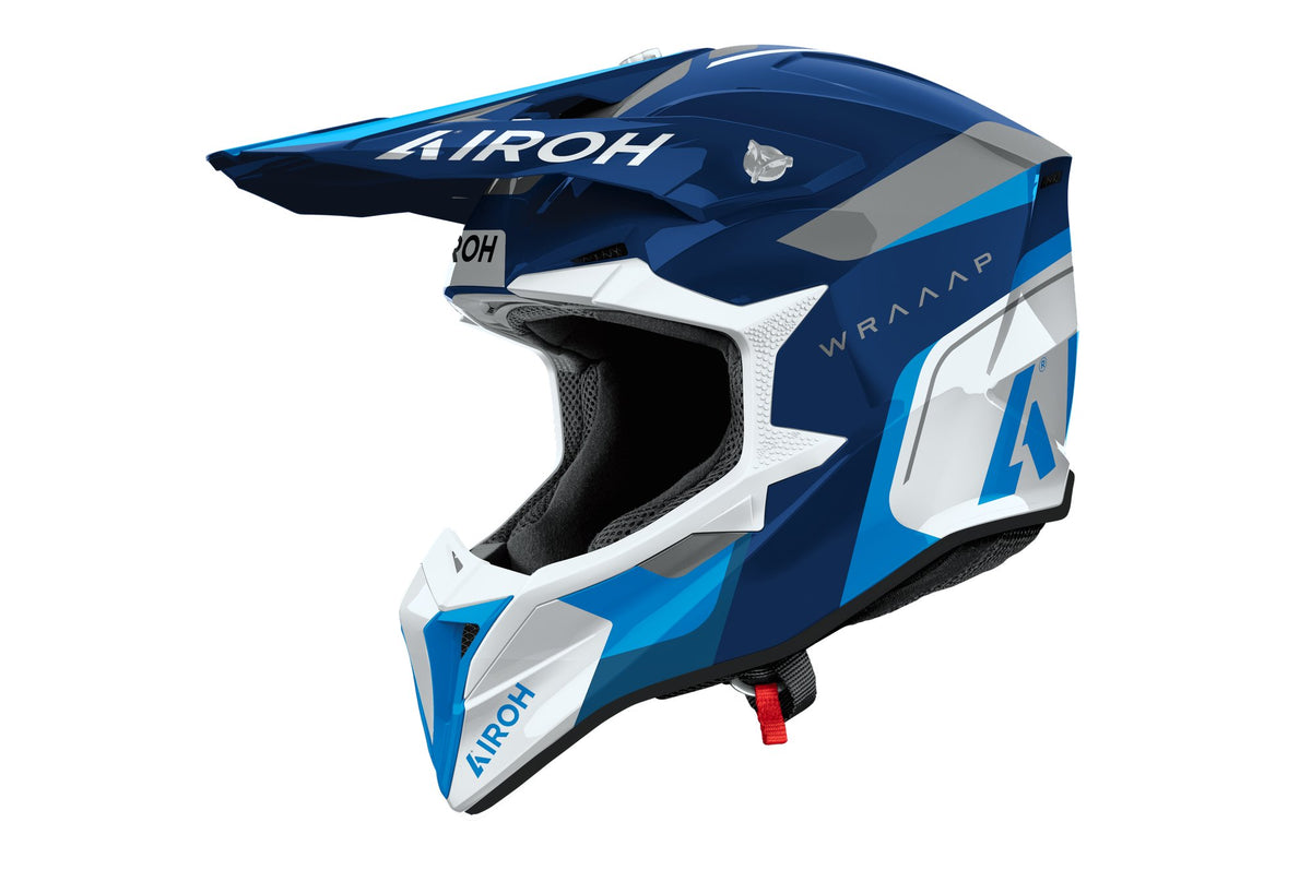 Airoh Wraaap crosshelm – Conquer blauw glanzend