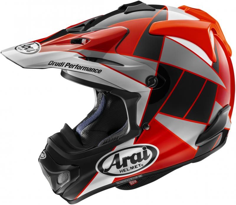 Arai MX - V EVO Crosshelm Peak Rood - MxProStoreParts